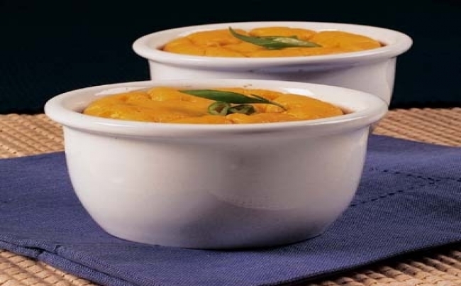 Soufflé de papa amarilla y queso parmesano